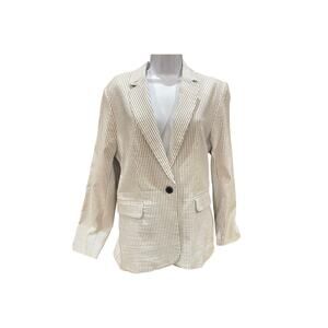 Alice Hope White Blazer Jacket Size Large